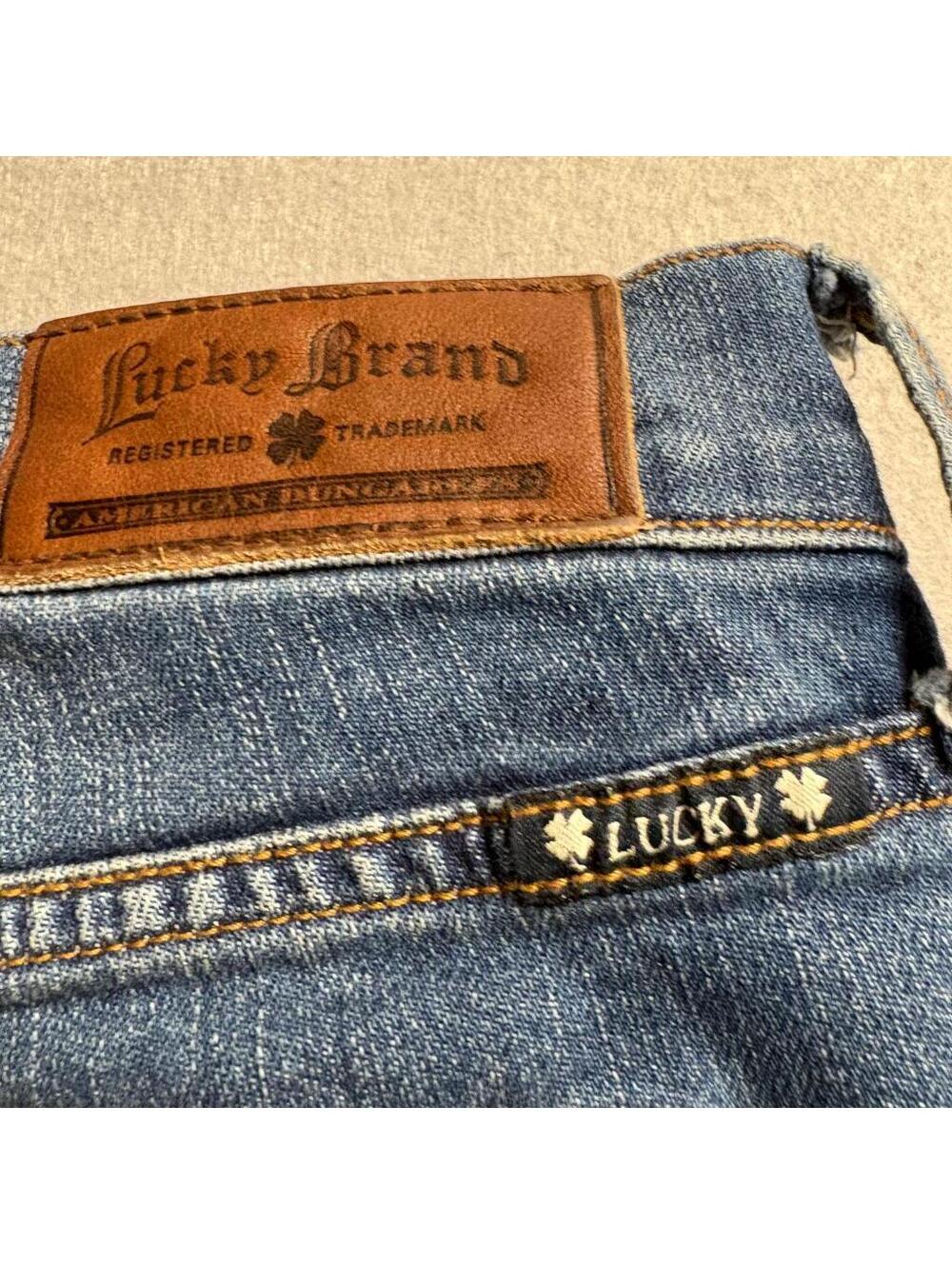 Lucky Brand Sofia Straight Jeans Womens Size 8 29 Regular Blue Denim Stretch - Picture 11 of 12